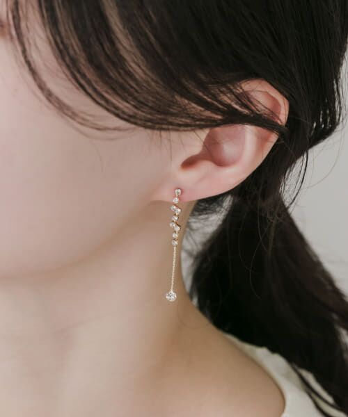 セール】 ビジュードロップピアス （ピアス・イヤリング
