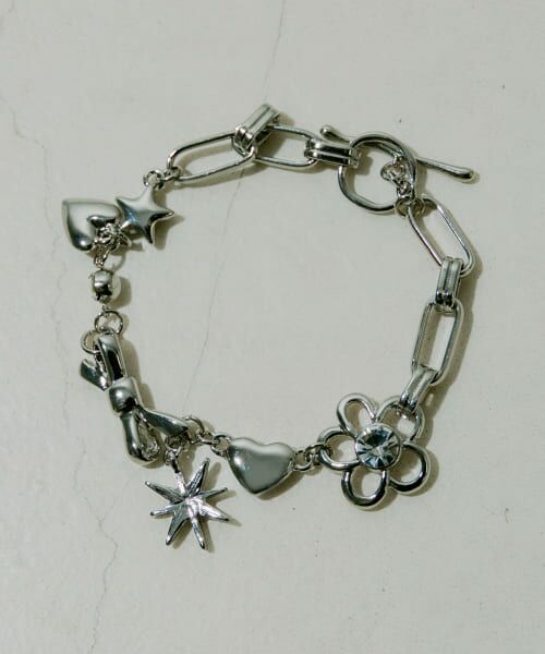 美品　THE OBJECT チェーンブレスレット hirondelle et pepin（イロンデール エ ペパン） k18 silver sv