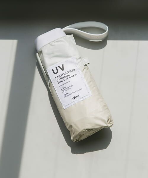 ＊＊SMELLY / スメリー 傘 | Wpc.　UV100%折り畳み傘（BEG）