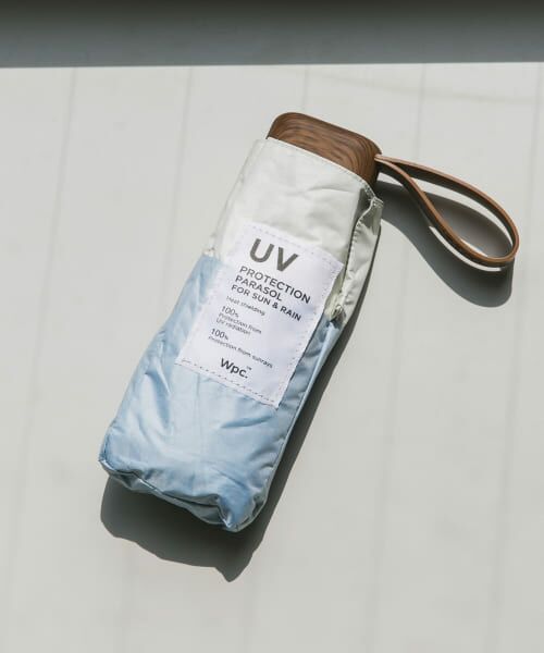 ＊＊SMELLY / スメリー 傘 | Wpc.　UV100%折り畳み傘（SAX）