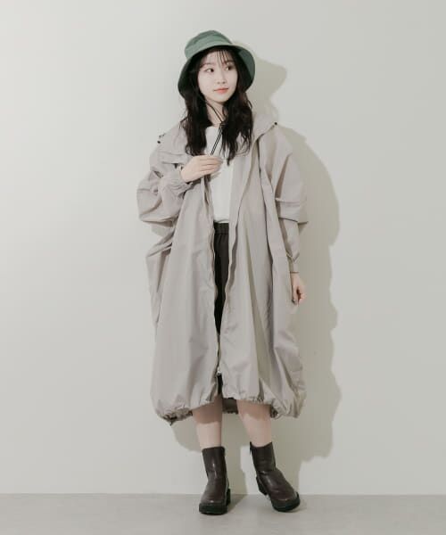 ＊＊SMELLY / スメリー ポンチョ | 『WEB限定』because　Mods Poncho（GRY）