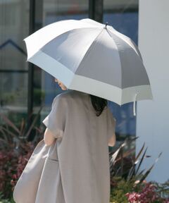 because　晴雨兼用バンブーハンドルバイカラー