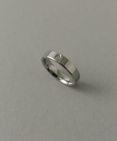 ステンレスポイントビジューリング