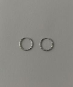 ステンレスフープピアス