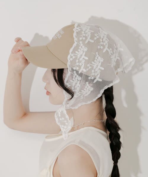 ＊＊SMELLY / スメリー バンダナ・スカーフ | レーススカーフ（OFF）