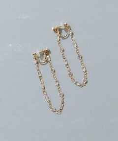 ビジューループイヤリング