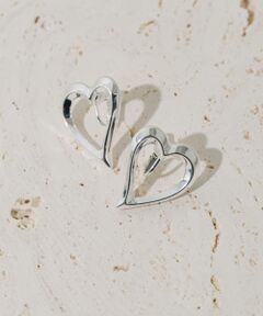 メタルハートイヤリング