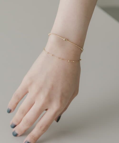 ＊＊SMELLY / スメリー ブレスレット・バングル | ボールチェーン2セットブレスレット（GLD）