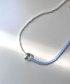 クリアトップビーズネックレス