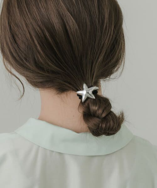 ＊＊SMELLY / スメリー ヘアゴム・シュシュ | メタルスターヘアポニー（SLV）