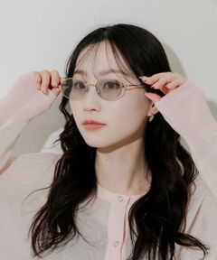 オーバルメタルサングラス