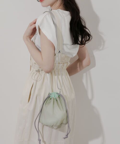 ＊＊SMELLY / スメリー ショルダーバッグ | シアーキンチャクショルダー（GRY/MNT）