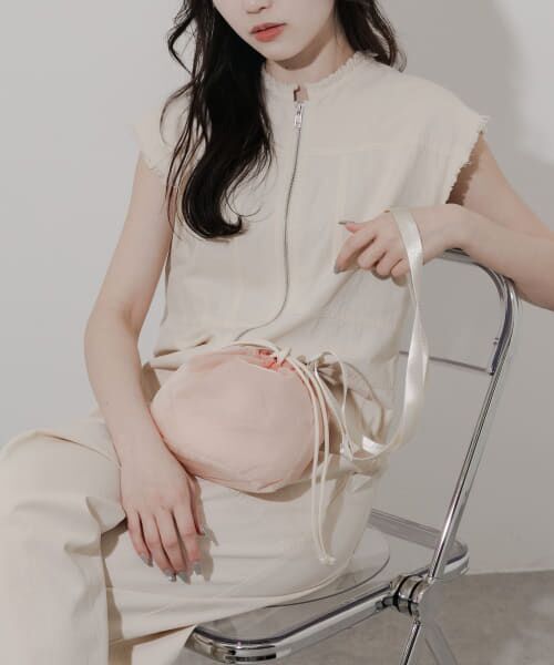 ＊＊SMELLY / スメリー ショルダーバッグ | シアーキンチャクショルダー（BEG/PNK）