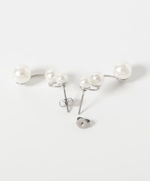 セール】 パールカーブラインピアス （ピアス・イヤリング