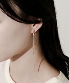 スネークチェーンイヤリング