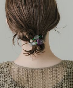 カラフルモチーフヘアポニー