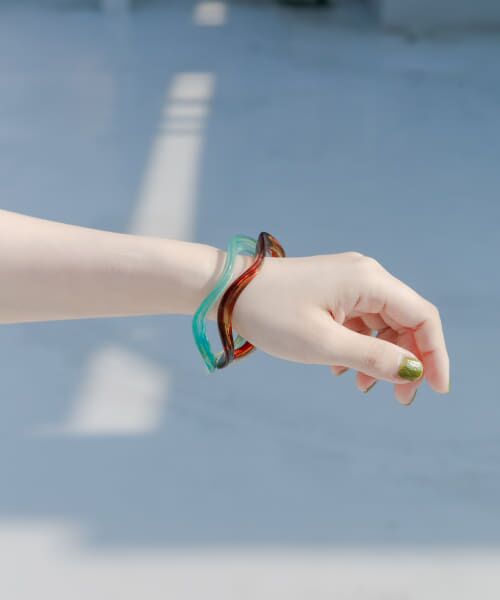 ＊＊SMELLY / スメリー ブレスレット・バングル | クリア2セットバングル（BL/BR）