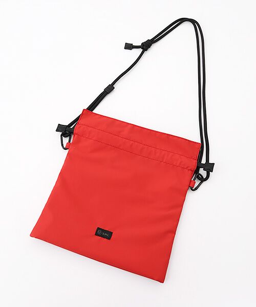 SML / エスエムエル ショルダーバッグ | JUDE　MULTI POCKET DRAWSTRING M（RED）