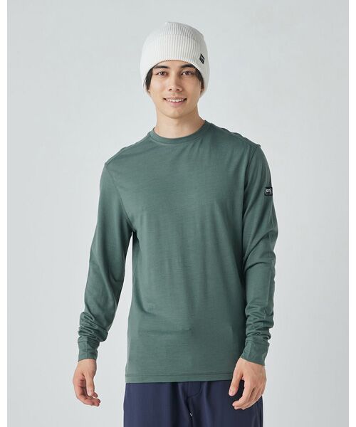 [sn]super.natural/エスエヌ スーパー・ナチュラル M アークティク230 LS Balsam Green M