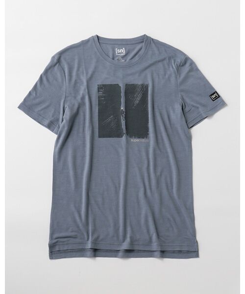 【関税込み】LE17SEPTEMBRE グレー Basic Tシャツ ジェネレス GENELESS Tシャツ メンズ 半袖tシャツ テレコ 7分袖