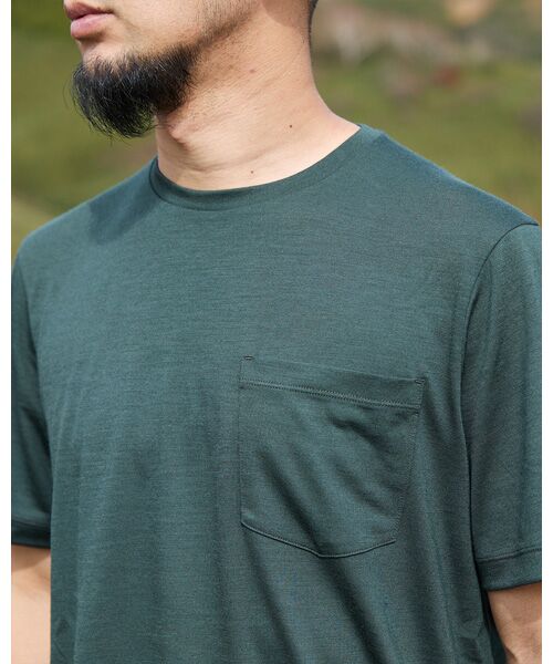 [sn]super.natural / エスエヌ スーパー・ナチュラル [sn] × YAMA HACK マウンテン ベーシック Tシャツ 半袖(ユニセックス) sn] × YAMA HACK マウンテン ベーシック Tシャツ 半袖(ユニ