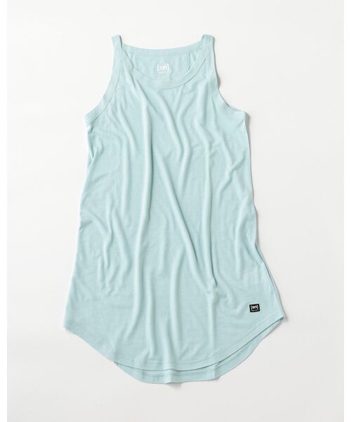 [sn]super.natural / エスエヌ スーパー・ナチュラル ミニ丈・ひざ丈ワンピース | W リラックス ドレス | 詳細10