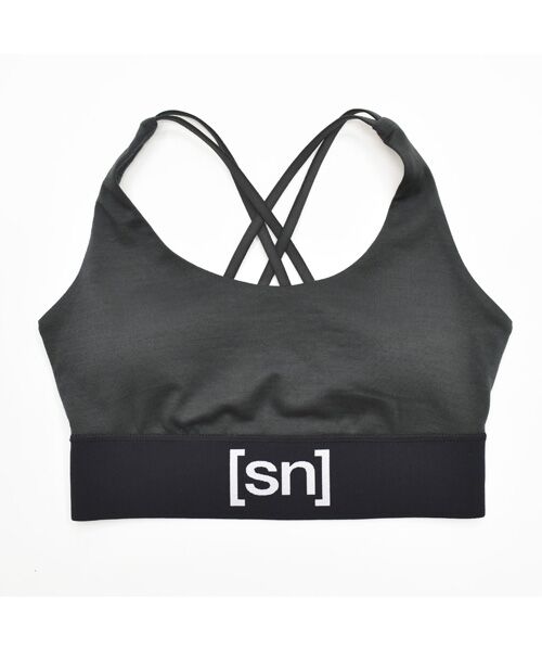 [sn]super.natural/エスエヌ スーパー・ナチュラル W スーパートップ PIRATE GREY S