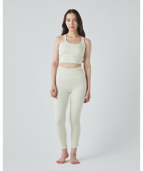 [sn]super.natural / エスエヌ スーパー・ナチュラル その他パンツ | JP ハイライズ ギャザー クロップド タイツ | 詳細3