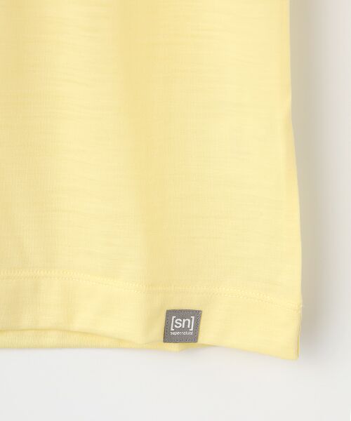 [sn]super.natural / エスエヌ スーパー・ナチュラル Tシャツ | JP 140 プレーンボディ ショートスリーブ Tシャツ | 詳細3