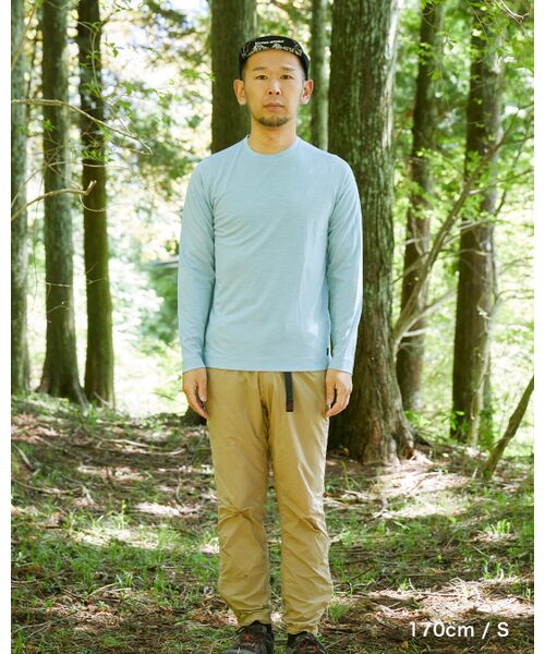 [sn]super.natural / エスエヌ スーパー・ナチュラル Tシャツ | Mountain Basic Tee L/S | 詳細13
