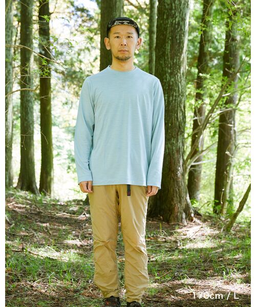 [sn]super.natural / エスエヌ スーパー・ナチュラル Tシャツ | Mountain Basic Tee L/S | 詳細15