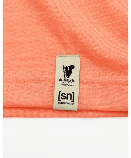 [sn]super.natural / エスエヌ スーパー・ナチュラル Tシャツ | 『山と食欲と私』×[sn] クルーネック ショートスリーブ Tシャツ | 詳細4