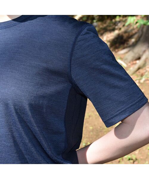 [sn]super.natural / エスエヌ スーパー・ナチュラル Tシャツ | 山旅×[sn] Regular Fit Back-Mesh S/S TEE | 詳細3