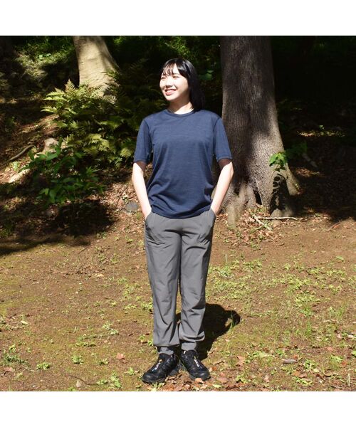 [sn]super.natural / エスエヌ スーパー・ナチュラル Tシャツ | 山旅×[sn] Regular Fit Back-Mesh S/S TEE | 詳細4