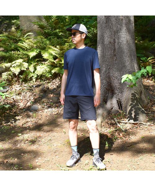 [sn]super.natural / エスエヌ スーパー・ナチュラル Tシャツ | 山旅×[sn] Regular Fit Back-Mesh S/S TEE | 詳細5