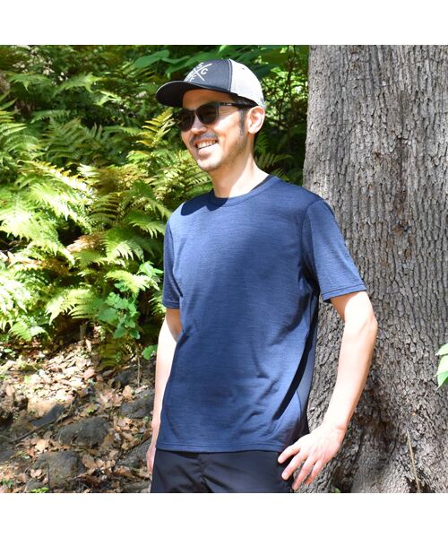 [sn]super.natural / エスエヌ スーパー・ナチュラル Tシャツ | 山旅×[sn] Regular Fit Back-Mesh S/S TEE | 詳細6