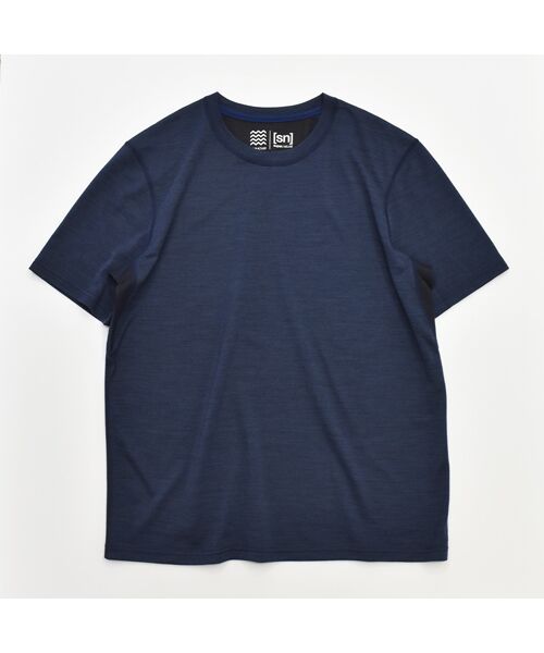[sn]super.natural / エスエヌ スーパー・ナチュラル Tシャツ | 山旅×[sn] Regular Fit Back-Mesh S/S TEE | 詳細7