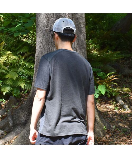 [sn]super.natural / エスエヌ スーパー・ナチュラル Tシャツ | 山旅×[sn] Regular Fit Back-Mesh S/S TEE | 詳細18