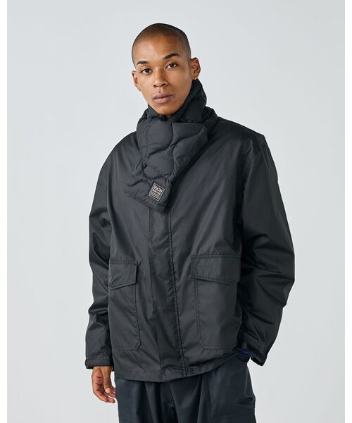 [sn]super.natural/エスエヌ スーパー・ナチュラル JPTAION×[sn]3Way No/ColorJacketWithMuff(ユニセックス) BLACK M