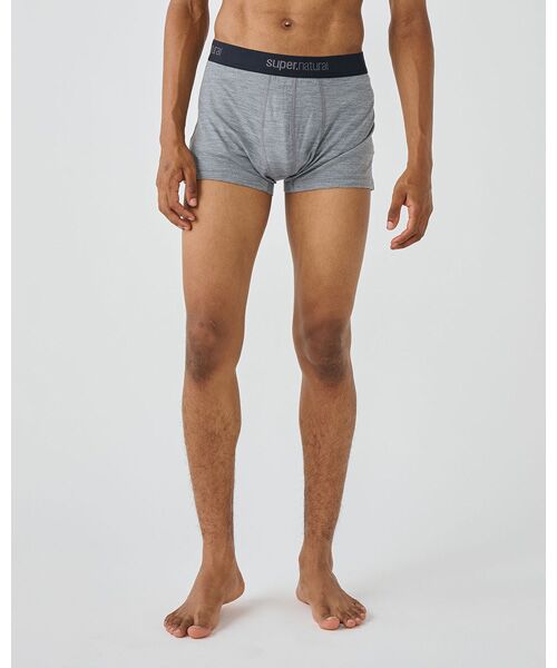 [sn]super.natural / エスエヌ スーパー・ナチュラル ボクサーパンツ・ブリーフ | M TUNDRA175 BOXER（CASHMERE GREY MELANG）