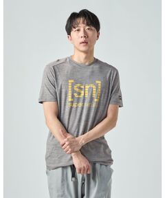 [sn]super.natural / エスエヌ スーパー・ナチュラル Tシャツ | M GRID LOGO TEE