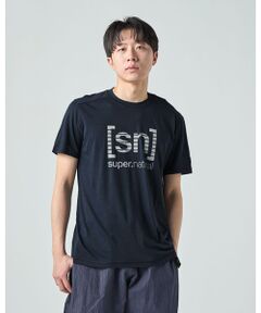 [sn]super.natural / エスエヌ スーパー・ナチュラル Tシャツ | M GRID LOGO TEE