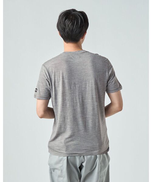 [sn]super.natural / エスエヌ スーパー・ナチュラル Tシャツ | M GRID LOGO TEE | 詳細2