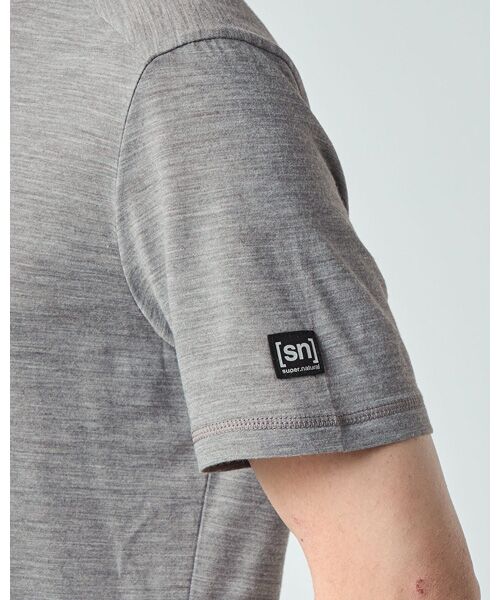 [sn]super.natural / エスエヌ スーパー・ナチュラル Tシャツ | M GRID LOGO TEE | 詳細6