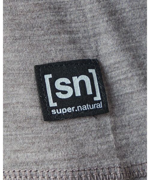 [sn]super.natural / エスエヌ スーパー・ナチュラル Tシャツ | M GRID LOGO TEE | 詳細7