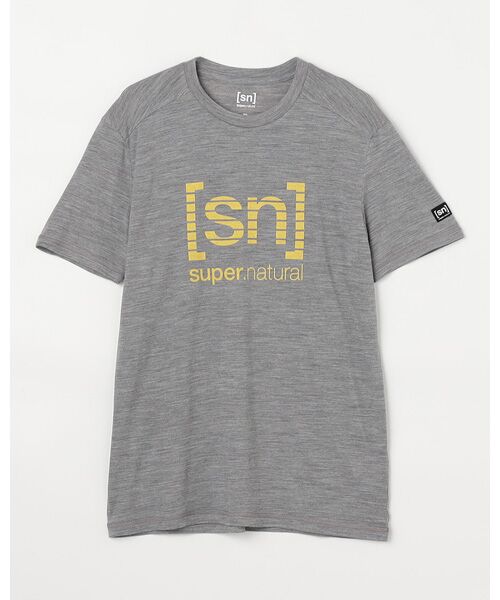 [sn]super.natural / エスエヌ スーパー・ナチュラル Tシャツ | M GRID LOGO TEE | 詳細9
