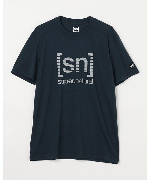 [sn]super.natural / エスエヌ スーパー・ナチュラル Tシャツ | M GRID LOGO TEE | 詳細10