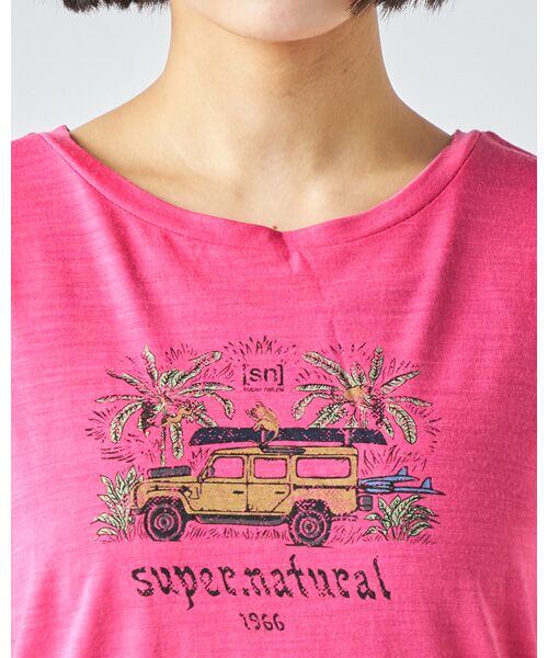 [sn]super.natural / エスエヌ スーパー・ナチュラル Tシャツ | W TROPICAR TEE | 詳細4