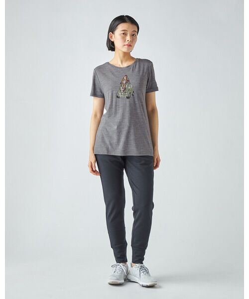 [sn]super.natural / エスエヌ スーパー・ナチュラル Tシャツ | W SURFCAR TEE | 詳細3