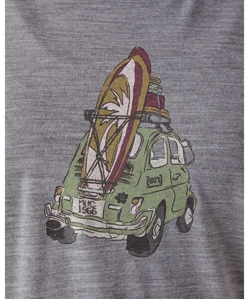 [sn]super.natural / エスエヌ スーパー・ナチュラル Tシャツ | W SURFCAR TEE | 詳細8